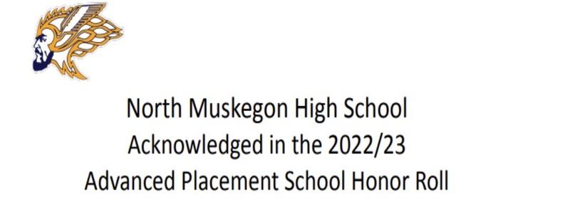 North Muskegon High School Acknowledged in the 2022/23 Advanced Placement School Honor Roll